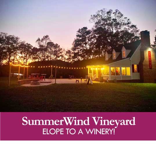 SummerWind Vineyard - Outdoor Wedding Venue in Smithfield, Isle of Wight County, Virginia